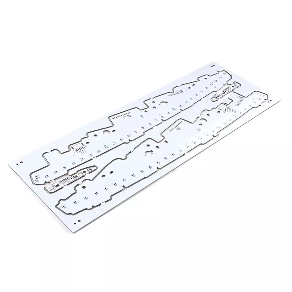A fehér forrasztás maszk PCB használata